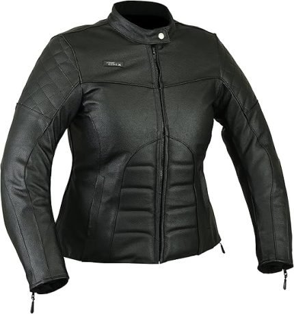 RIDEX Ladies/Women LJ7 Biker Motorbike Motorcycle Armour Leather Jacket