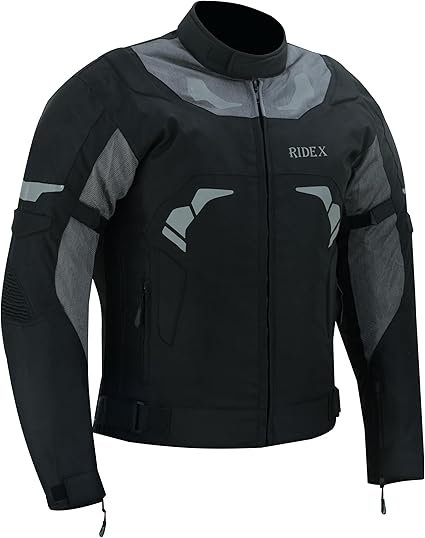 RIDEX Mens Motorbike Motorcycle CJ4 Jacket Wind/Waterproof CE Armours